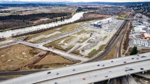 Everett Riverfront site along I5 in Everett