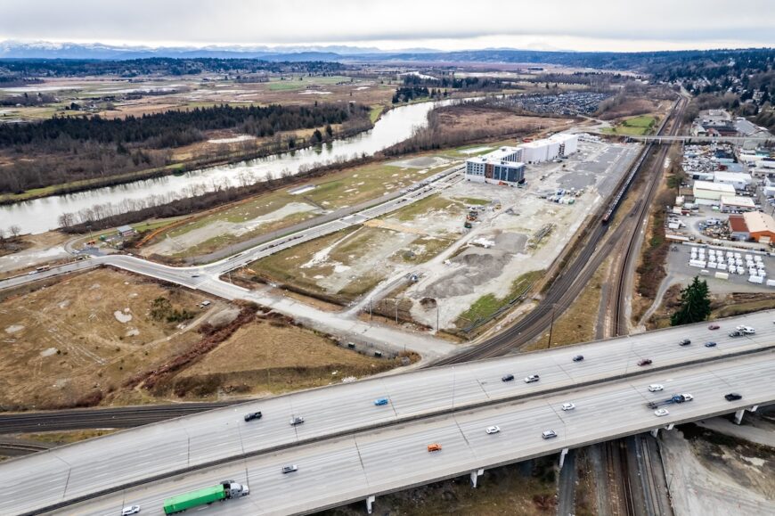 Everett Riverfront site along I5 in Everett