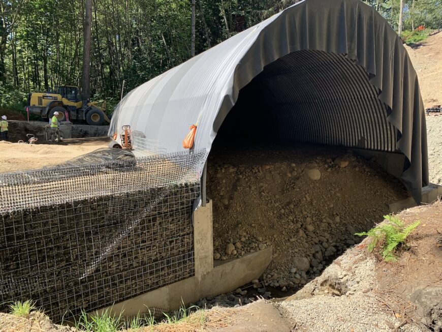 Harbour Reach new culvert installed