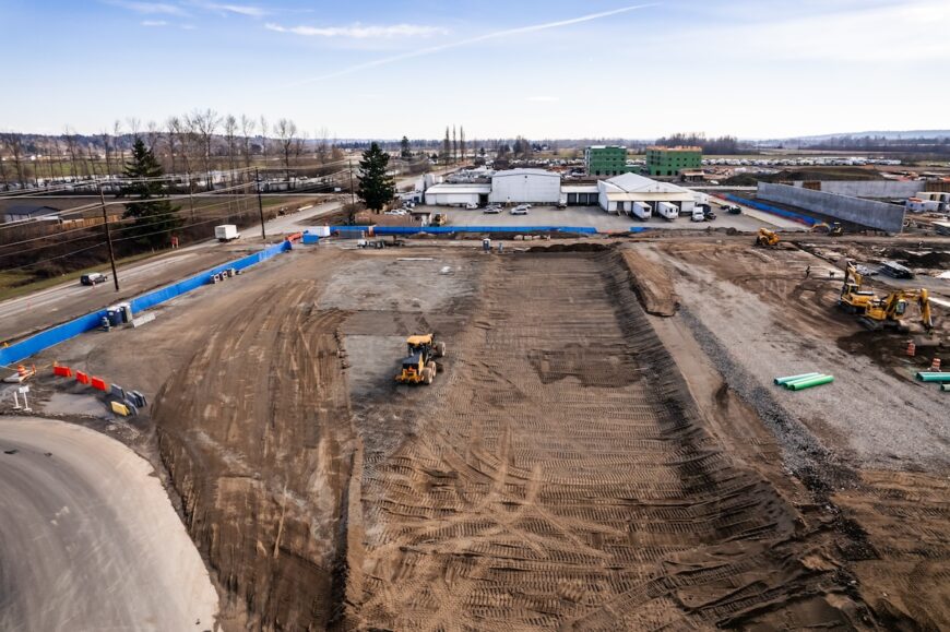 Project Roxy aerial picture of the project site