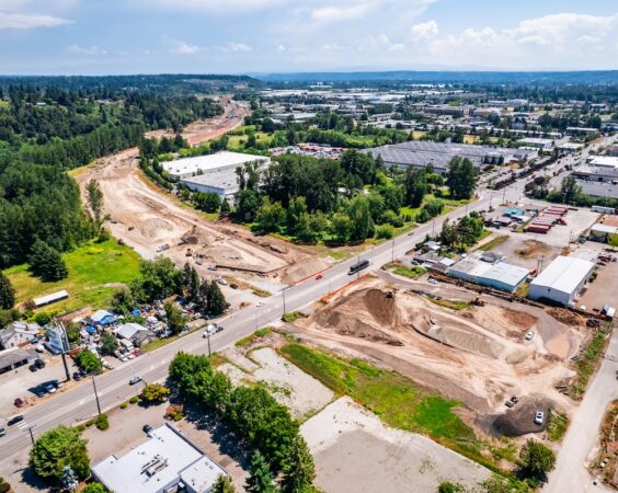 SR167 new roadway alignment